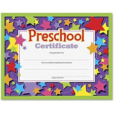 Preschool Certificate Pack of 30 [T17006]