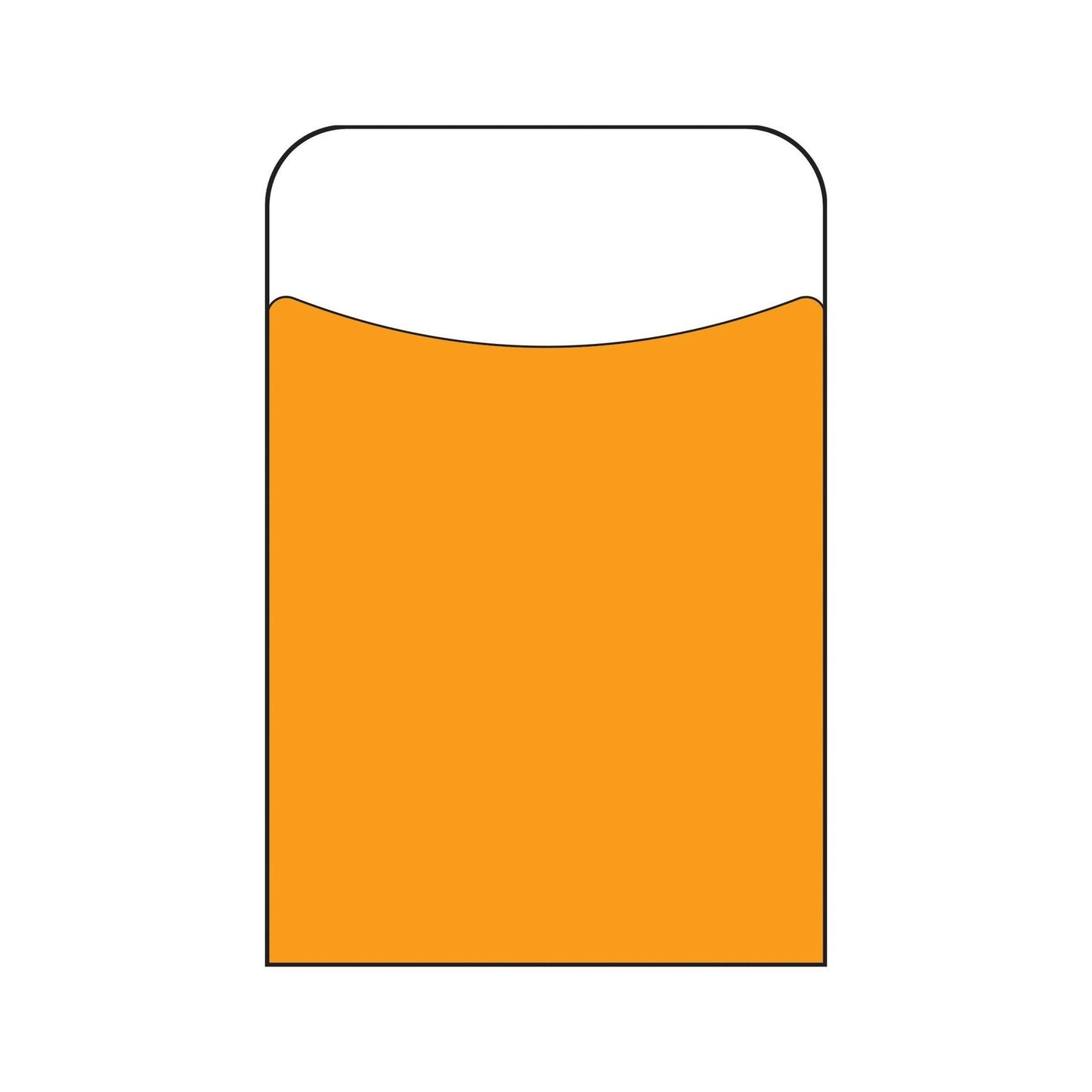 Orange Library Pockets [T77304]