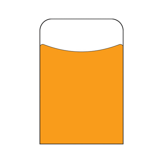 Orange Library Pockets [T77304]