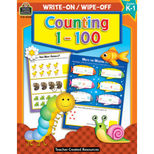 Counting 1-100 Write-On/Wipe-Off Book [TCR8220]