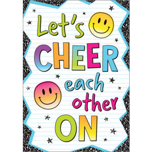 Let's Cheer Each Other On Positive Poster [TCR7466]