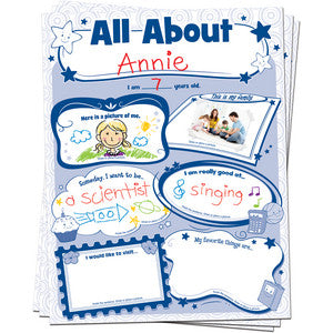 All About Me Poster Pack [TCR5222]