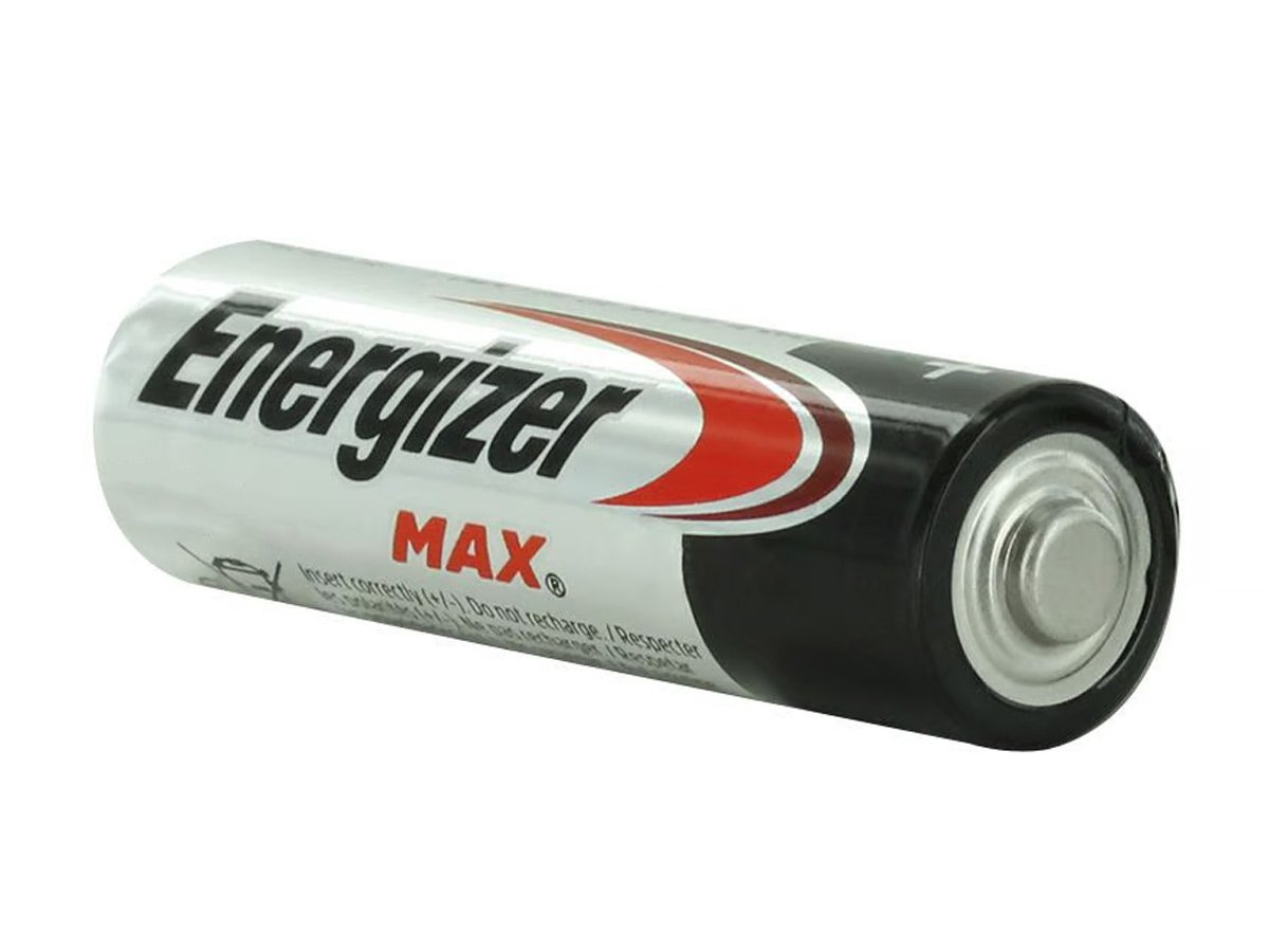 Energizer Max E91TP2-24 AA 1.5V Alkaline Button Top Batteries - 48 Piece Retail Card