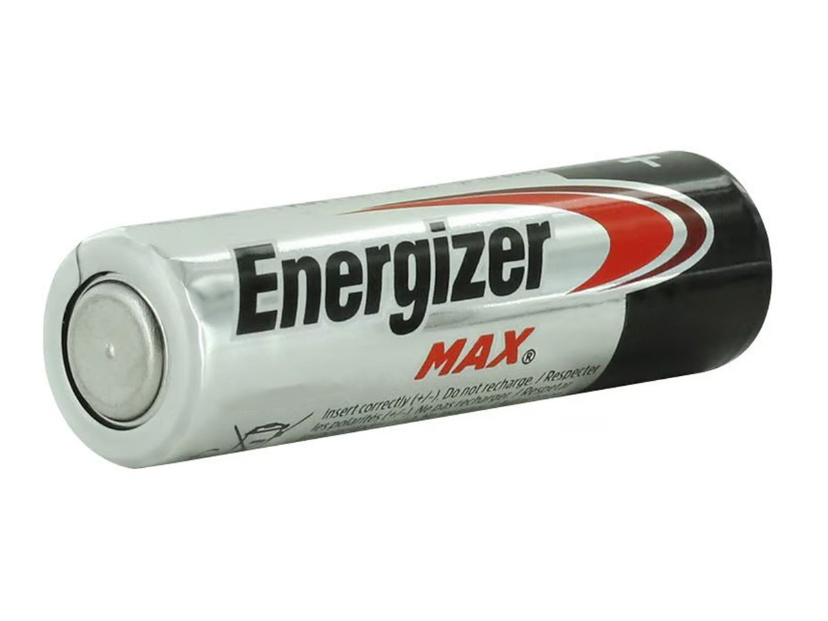 Energizer Max E91TP2-24 AA 1.5V Alkaline Button Top Batteries - 48 Piece Retail Card
