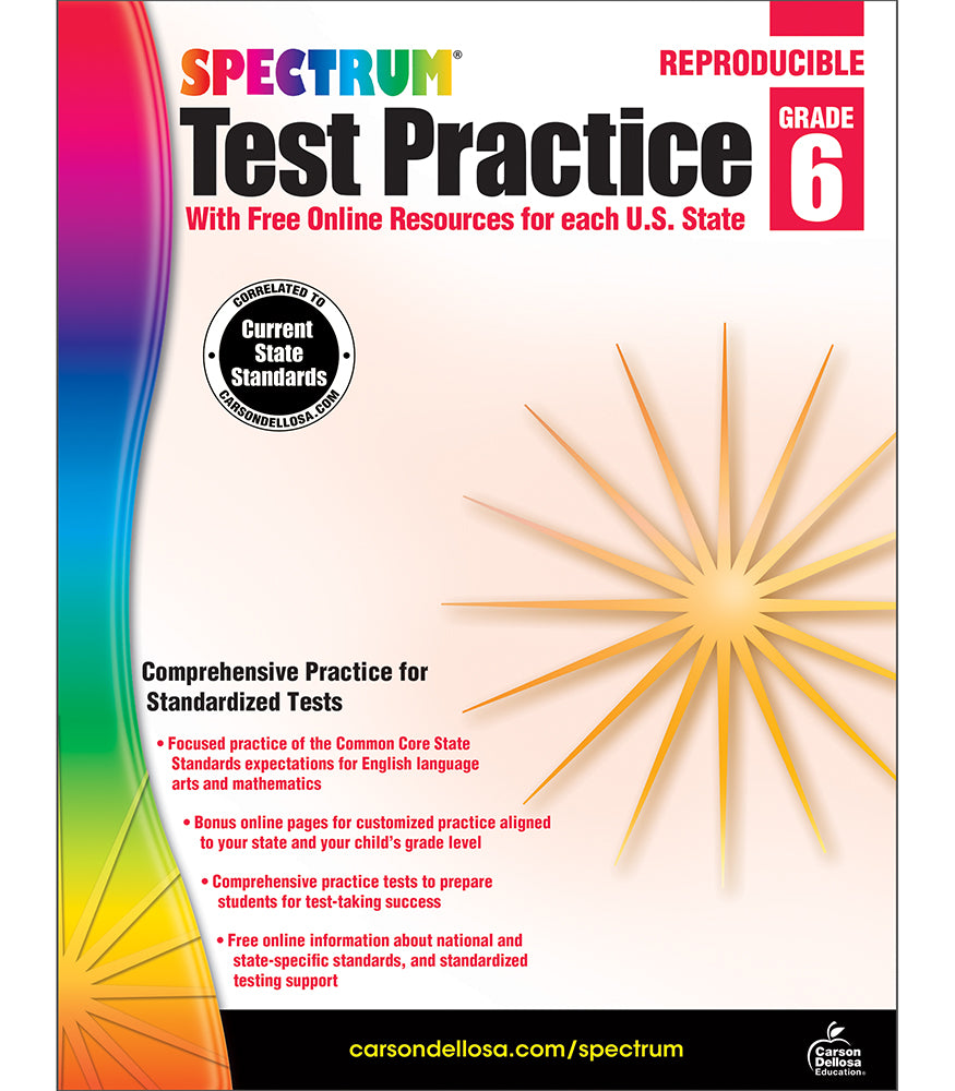 SPECTRUM TEST PRACTICE GR 6 [CD704252]