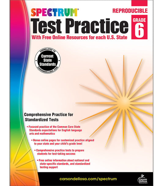 SPECTRUM TEST PRACTICE GR 6 [CD704252]