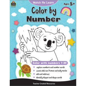 Watch Me Learn: Color By Number [TCR8354]