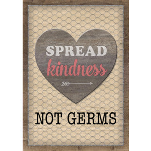 Spread Kindness Not Germs Positive Poster [TCR7511]