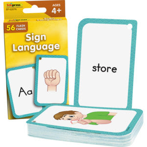Sign Language Flash Cards [TCR62076]