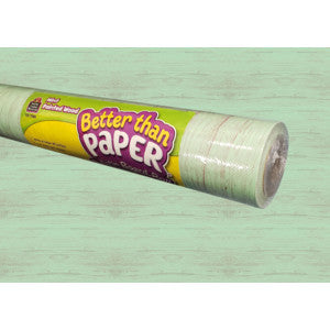 Mint Painted Wood Better Than Paper Bulletin Board Roll [TCR77883]