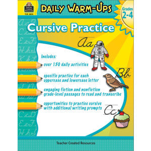 Daily Warm-Ups: Cursive Practice Grades 2-4 [TCR3810]