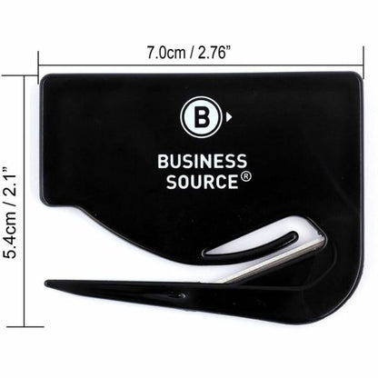 Sparco Clean Slit Letter Opener - Manual - Black