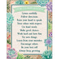 Rustic Bloom Our Class Rules Chart 17x22 [TCR7974]