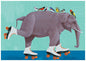 Elephant Taxi Thank You Greeting Card [2742TY]