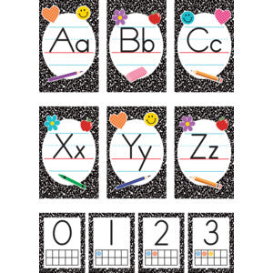 Cool for School Composition Alphabet Bulletin Board [TCR9306]