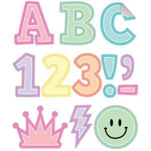 Pastel Pop 2" Bold Block Self-Adhesive Letters Uppercase [TCR9649]
