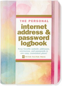 Watercolor Sunset Internet Address & Password Logbook [9781441328373]