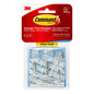 Command Medium Wire Hook Value Pack, Damage-Free, Clear, Pack Of 3 Pairs Of Hooks, 4 Pairs Of Strips [17065CLR6ES] [MMM17065CLR6ES]