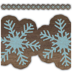 Home Sweet Classroom Snowflakes Die Cut Border Trim [TCR8455]