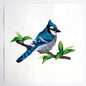 Quilled Blue Jay Greeting Card [BL948]