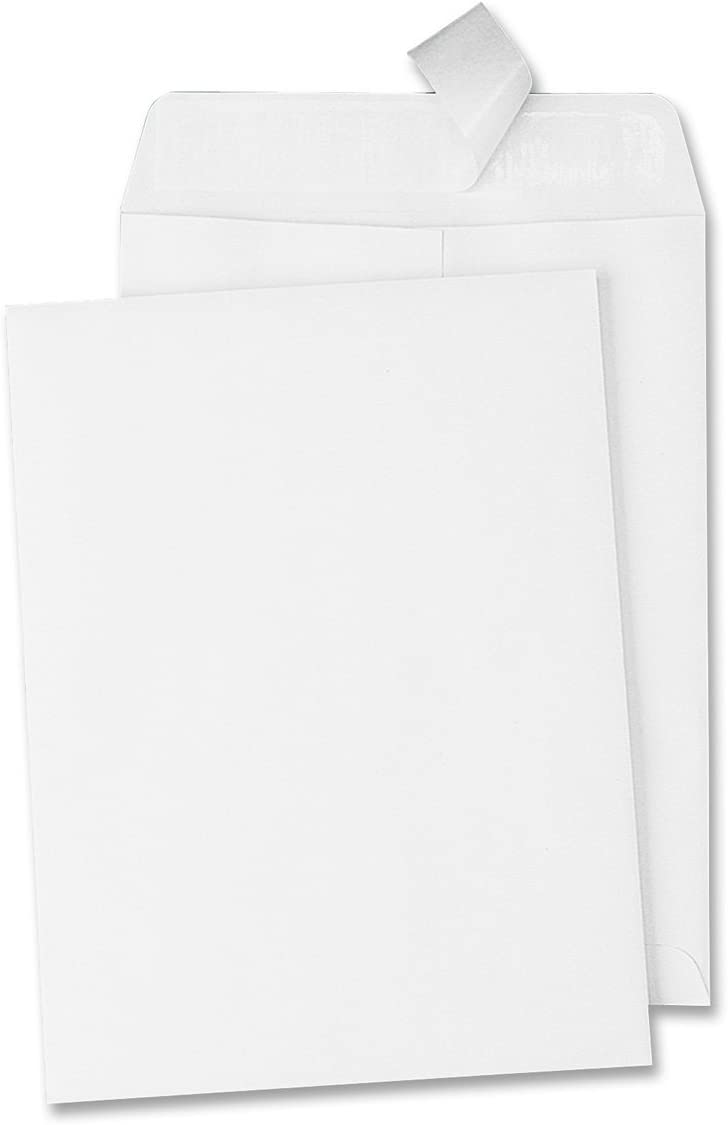 Quality Park Redi-Seal 6 x 9 Inch White Catalog Envelopes 100 Count (44182) [QUA44182] Self Seal