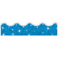 Blue Sparkle Plus Border (D) [T92504]