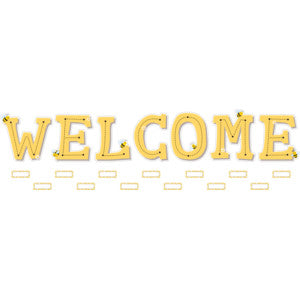 Buzzing Bees Welcome Bulletin Board [TCR6912]