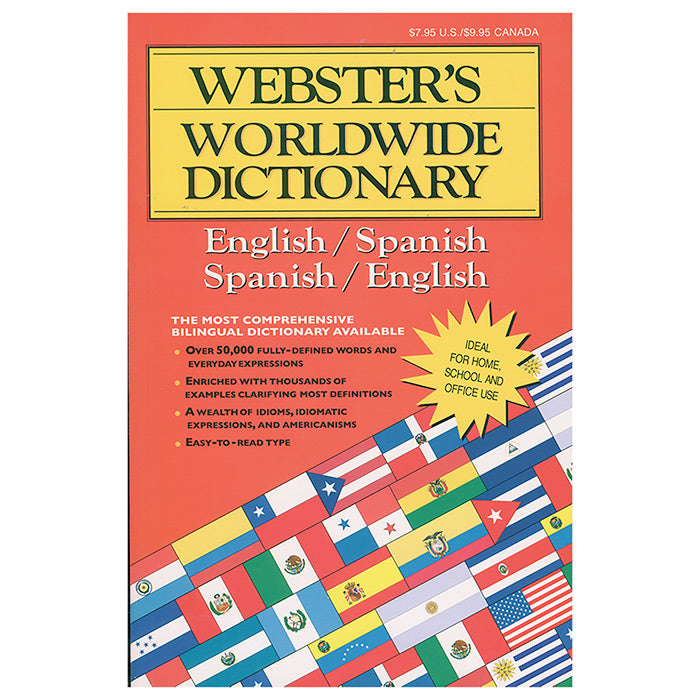 WEBSTER Jumbo 320 Pg. Spanish-English Dictionary [19008]