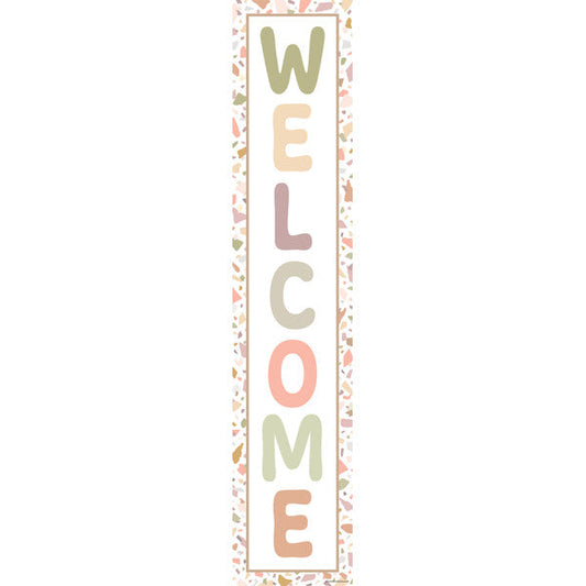 Terrazzo Tones Welcome Banner [TCR7218]