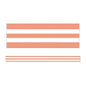 Simply Stylish Coral & White Stripes Straight Borders [CD108442]