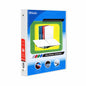 BAZIC 1/2 Inch White 3-Ring View Binder w/ 2-Pockets [3142]