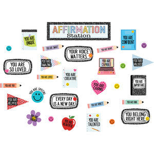 Cool for School Positive Affirmations Mini Bulletin Board [TCR9305]