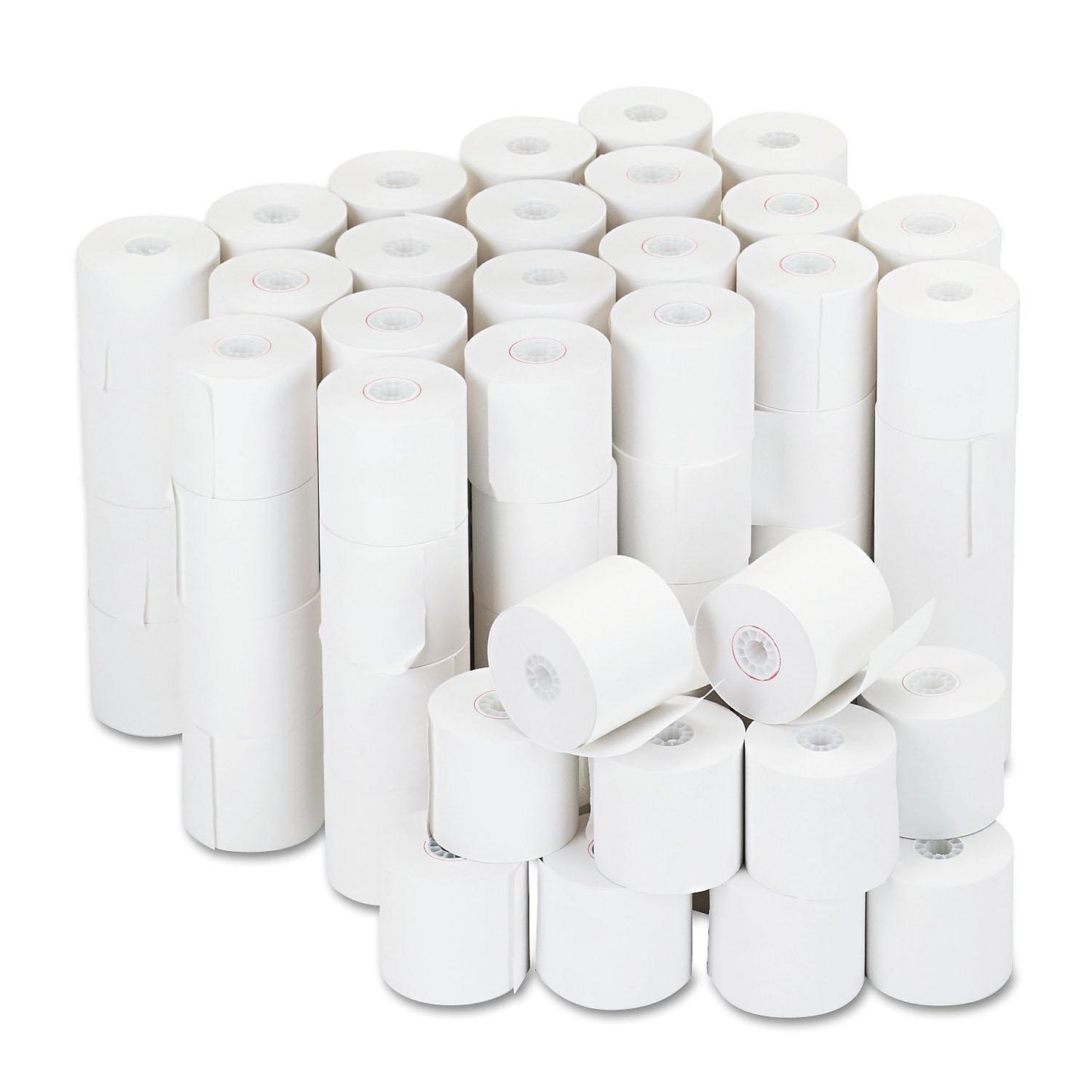Universal Adding Machine/Calculator Roll, 16 lb., 1/2" Core, 2-1/4", White [UNV35710]