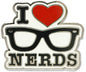 Hard Enamel Pin - I Love Nerds [PPP5242]