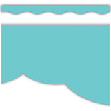 Light Turquoise Fancy Scallops Border Trim [TCR9139]