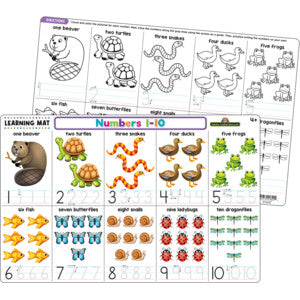 Numbers 1-10 Learning Mat [TCR21015]