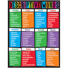 Descriptive Words Learning Chart 17x22 [T38282]