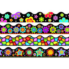 Neon Bursts Border Trim [T92152]