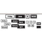 Black and White Flip Calendar [TCR6804]