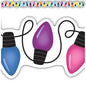 Colorful Holiday Lights Die-Cut Border Trim [6952]