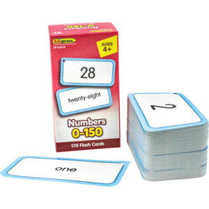 Numbers 0-150 Flash Cards [TCR62032]