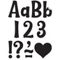 Black 4" Wild Whimsy Self-Adhesive Letters Combo Pack [TCR9643]