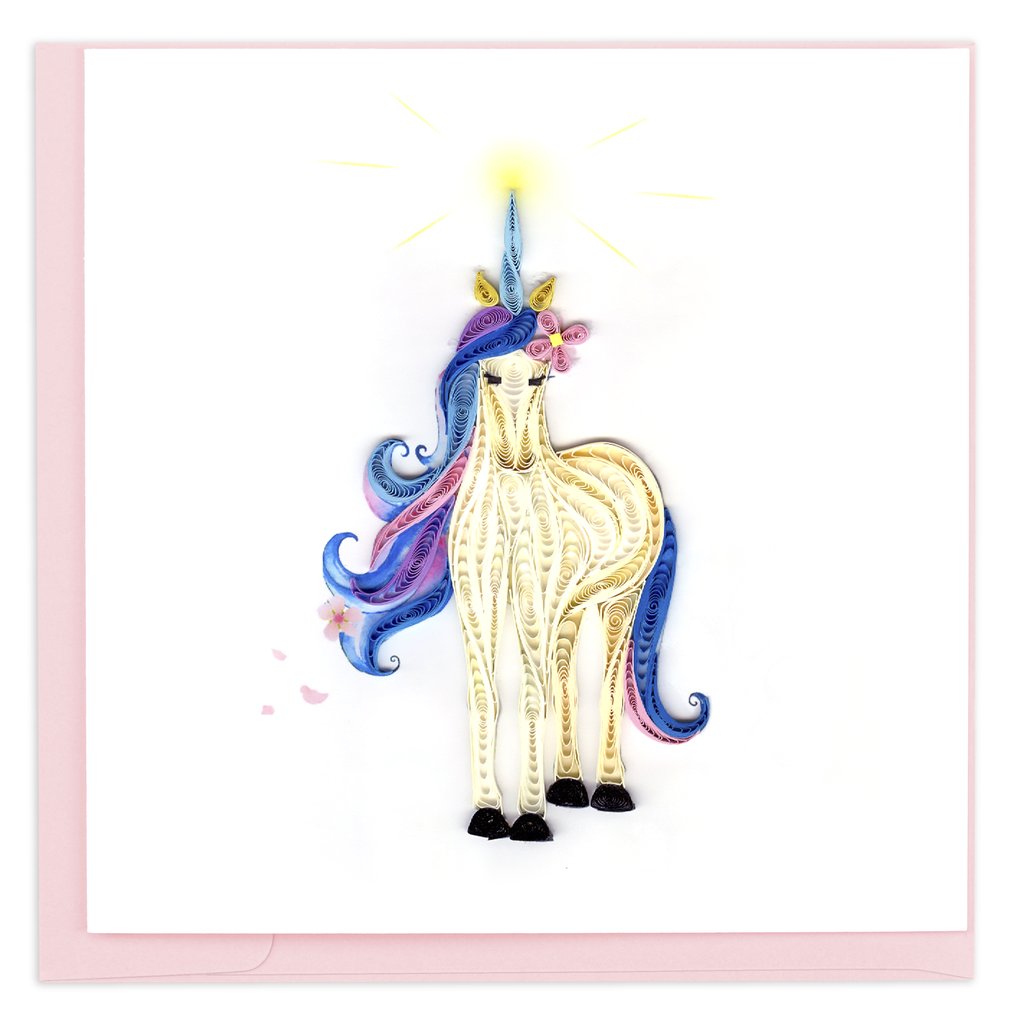 QUILLING CARD UNICORN [BL988]