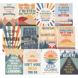 Moving Mountains Road Trip Positive Sayings Small Poster Pack [TCR9229]