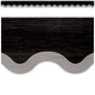 Modern Farmhouse Black with Gray Scalloped Border Trim [TCR8516]