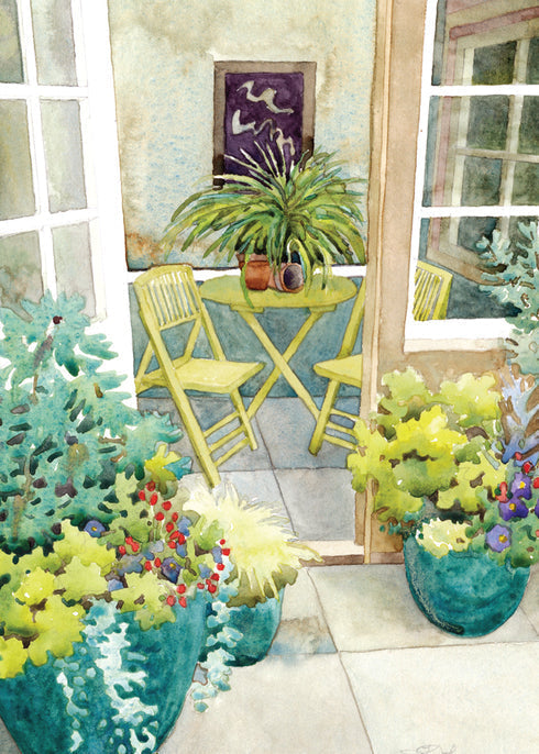Garden Room Blank Greeting Card [2991BL]