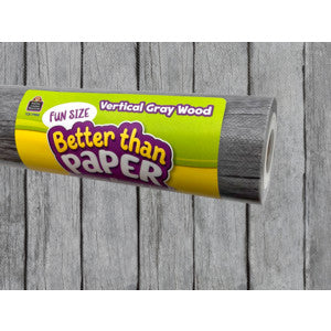 Fun Size Vertical Gray Wood Better Than Paper Bulletin Board Roll [TCR77908]