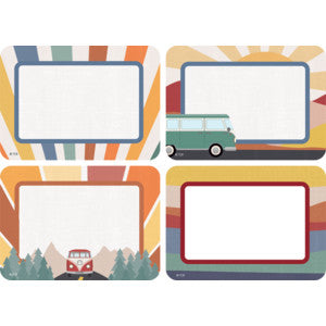 Moving Mountains Road Trip Name Tags/Labels - Multi-Pack [TCR9235]