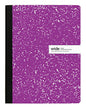 Office Depot Brand Composition Book, 7-1/2" x 9-3/4", Wide Ruled, 100 Sheets, Purple [6787094]