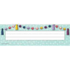 Oh Happy Day Flat Name Plates [TCR9058]